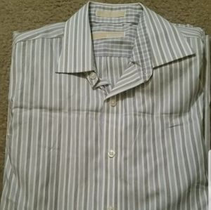 Michael Kors Stripped Button Up Shirt